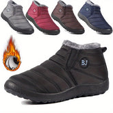 Chaussures de neige chaudes imperméables et antidérapantes pour femmes, chaussures de randonnée basses confortables