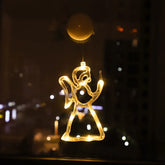 Christmas LED lights for bedroom decoration, home ornaments, window, glass, battery powered