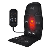 Infrared electric back massager, full body massage chair, heating pad, vibrator, for car, home, office, lumbar and neck support, chair mat