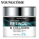 YOUNGCOcloser-Crème au rétinol pour améliorer titut de la peau, nourrissante et éclaircissante