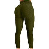 Women's Yoga Leggings, Fitness Running High Waist Slim Push Up Pants, Sport Gym Quick Dry Jogging Running Workout Long Pants