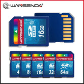 Wansenda – carte SD pleine taille originale, 4 go 8 go 16 go 32 go 64 go, carte mémoire Flash SDHC SDXC pour appareils numériques, stockage de fichiers