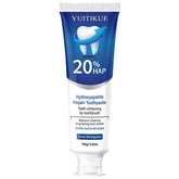 20% Hydroxyapatite Toothpaste for deep cleaning and whitening, fresh breath, gum care, plaque removal