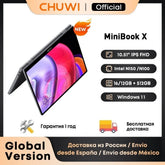 CHUWI MiniBook X ordinateur portable tablette 2 en 1 Intel N150/N100 10.51 "FHD IPS écran 16GB/12GB RAM LPDDR5 512G SSD Windows 11 ordinateur portable