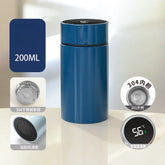 200ml Smart Thermos Water Bottle, Intelligent Temperature Display, Stainless Steel Vacuum Insulated Bottle, with Filter, T-Cup
