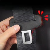 Boucle de ceinture de sécurité de voiture, Clip de protection, couverture intérieure avant et arrière, ceinture de sécurité automobile, Bulckle, Clips en cuir, accessoire