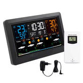 Tuya – Smart WIFI Weather Station, Temperature and Humidity Meter, Weather Forecast, Multifunctional Weather Alarm Clock for Indoor and Outdoor Use