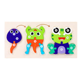 Wooden Baby Toy 3D Puzzle Life Cycle Cartoon Puzzle for Children Early Education Intelligence for Kids