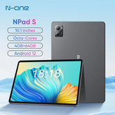 N-ONE NPad S 2023 10.1 pouces Tablette Pad 1280X800 HD 4GB 64GB Android 12 MTK8183 8-Cores 6600mAh Double WIFI BT5.0 Tablettes