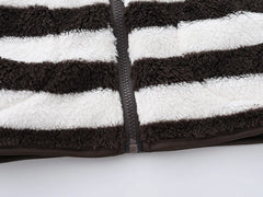 Boys' Solid Color Zip-Up Trench Coat, Children's Winter Coat