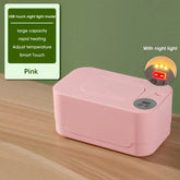 Baby wipe warmer with LED display, wet wipe dispenser, portable, USB powered, baby wipe warmer, heated towel box, home/car