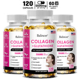 Capsules de vitamines au collagène pour cheveux, peau et N64., supplément de collagène de qualité supérieure