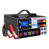 High-power car battery charger, fast charger, intelligent pulse repair, automatic shut-off, 400A, 12V, 24V, 220W