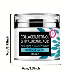 Collagen face cream with retinol and hyaluronic acid