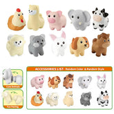 Montessori animal matching game toys, improves imagination and color recognition skills, educational training block game toy, gift