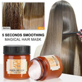 PURC 5s masque capillaire magique traitement à la kératine permanente lissante rapide, crème réparatrice des dommages secs frisottis restaurer les masques doux soins capillaires