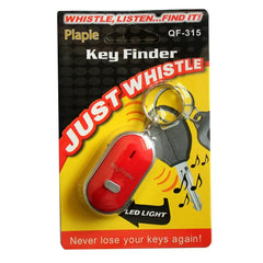 Smart anti-loss key finder, LED whistle, flashing alarm with key fob