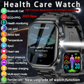 2025 nouvelle montre intelligente 2.04 pouces écran acide urique lipides sanguins composition corporelle cinq détecteurs 650mAh sport HD appel montre intelligente