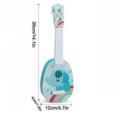 Toddler Ukulele Guitar Toy, Early Education Musical Instruments, Mini 4-String Guitar Learning Toys, Parent-Child Interactive Toys