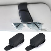 Porte-lunettes de soleil de voiture pour visière de voiture, Clip magnétique en cuir, porte-lunettes, accessoires de voiture de camion pour femmes et hommes