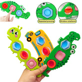 Jouets Fidget à pression des doigts pour enfants, exercice sensoriel des doigts, activité, motricité, soulagement du Stress éducatif, jouet pour enfants, cadeau