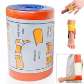 Rouleau d'attelle universelle en aluminium pour premiers secours, polymère de survie médicale pour fixation, Kit médical d'urgence en os, voyage en plein air