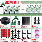Drip irrigation kit for gardens, automatic watering system, nozzles for agricultural land, bonsai, plants, flowers, greenhouses, 1/4 in effect