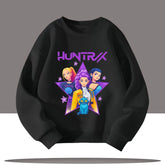 Vêtements pour enfants K-pop chasseurs de démons dessin animé imprimé 3-12 ans nouveau Style enfants col rond Sport chemise mignon fille haut décontracté