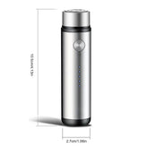 Mini waterproof electric shaver for men and women, USB powered car shaver, low noise, stand and dry use