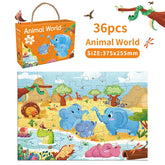 Puzzle de Transport en Papier pour Enfant de 3 à 6 Ans, Grandes Pièces, Cadeau d'Éveil, Jouets pour Bébé, 36 Pièces