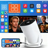 Projecteur intelligent P30 Android 11, WiFi 6, 4K, 1080P, prise en charge vidéo, système de divertissement domestique Portable natif 1280x720P