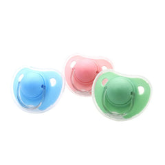 Baby pacifier with lid, 2 pieces/pack, for daily and nighttime use