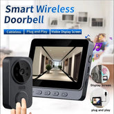 Ensemble de caméra de sonnette vidéo sans fil, caméra de sécurité intelligente avec Vision nocturne, WiFi 2.4G, HD, détection de mouvement, stockage en nuage