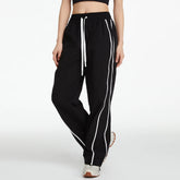 Women's sports pants, cool, windproof, outdoor mountaineering, loose fit, casual, wide legs, quick-drying, sun protection, summer
