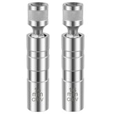 2-piece spark plug socket 14mm 16mm 360° swivel spark plug socket removal tool, magnetic spark plug socket installation tools