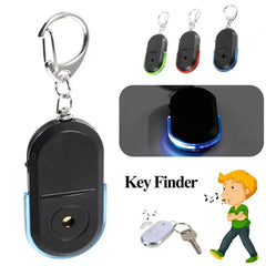 Smart anti-loss key finder, LED whistle, flashing alarm with key fob