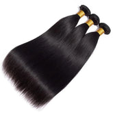 Paquets brésiliens de cheveux raides 1/3/4 pièces 100% cheveux humains non transformés paquets droits Extensions de cheveux humains pour les femmes noires