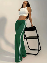 Women's casual long pants, fashionable versatile pants, spring and autumn style, solid color pants for girls