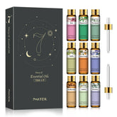 Pure natural gift set for humidifier and diffuser, essential oil set, Regina aromatic oil for skincare, DIY crafting, below, 10ml, 9 pieces
