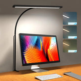 Lampe de bureau LED à col de cygne flexible réglable, lampe de bureau attentive pour les yeux, gradation continue, bureau à domicile