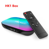 Boîtier TV intelligent Android 9.0 4K 100m 1080P HK1 boîtier amlogic S905X3 double WiFi 4GB RAM 32GB 64GB ROM HK1BOX décodeur