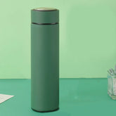 Smart stainless steel thermos – Vacuum travel mug with LED display (dual temperature hot/cold coffee/tea tumbler)