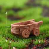 Mini Lapin Carotte de Dessin Animé en Résine Fait à la Main, Micro Ornements de Paysage Réalistes, Décoration de Jardin