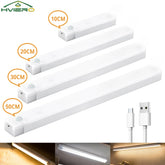 Capteur de mouvement veilleuses lampe à LED sans fil USB Rechargeable magnétique pour armoire chambre placard cuisine allée Tube détecteur ampoule