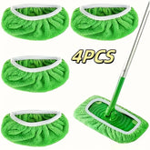 2 colors available. 4 high-quality reusable mop pads: washable, durable, for dry and wet use, highly absorbent.