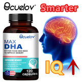 Bcuelov MAX DHA-améliorer la mémoire, protéger la vue, l'intelligence, active les cellules cérébrales, améliore la fatigue cérébrale, complément alimentaire