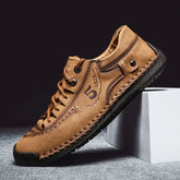 Mocassin en cuir pour hommes, chaussures décontractées, confortables, haute qualité, mode, zones souples, classique, rinçage, non ald, plats, tendance, extérieur, nouveau