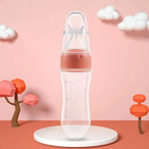 Baby fruit feeder, 90ml, pacifier, self-feeding, for teething clinics, squeezable spoon