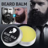 Baume à barbe pour hommes, 60g, cire de croissance des poils du visage, épais, hydratant, nourrissant, crème professionnelle pour moustache, soins pour la barbe