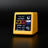 Petite Station météo Wifi intelligente Portable, affichage météo, température, humidité, heure, réveil numérique, décoration de bureau pour la maison